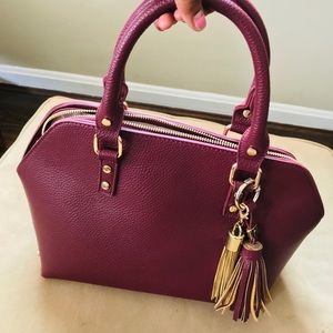 Brand New Beautiful Burgundy Handbag